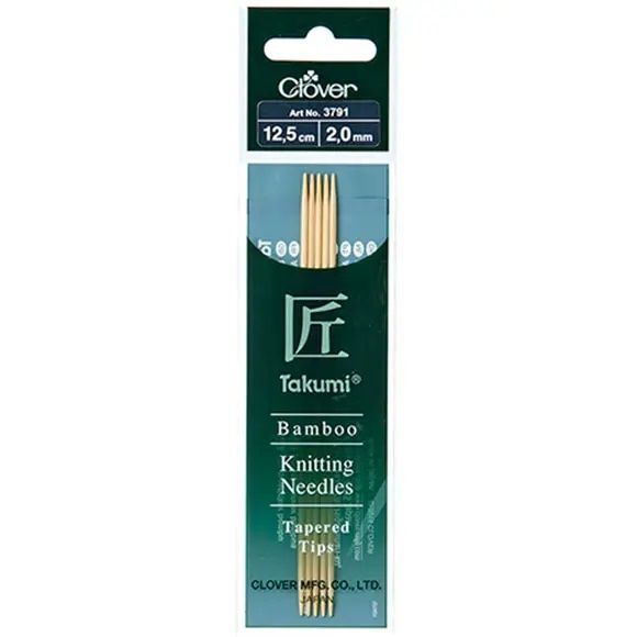 Clover Double Pointed Needles Bamboo Takumi