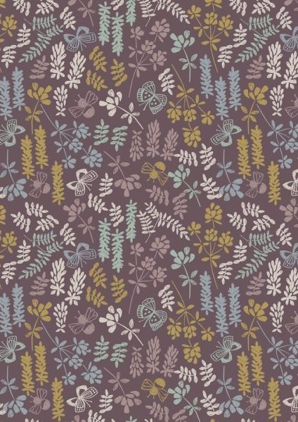 Lewis & Irene Honey Meadow Chocolate Butterflies & Bees 112 cm breit, 100% Baumwolle Lewis & Irene Honey Meadow Chocolate Butterflies & Bees 112 cm breit, 100% Baumwolle