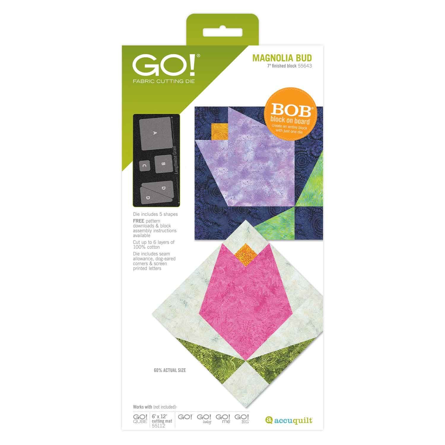 Accuquilt-Accuquilt GO! Magnolia Bud_28-55643_