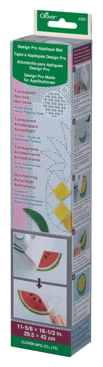 Clover Design Pro Appliqué Mat ca. 29,5 x 42 cm (approx. 11,6 x 16,5 inch)