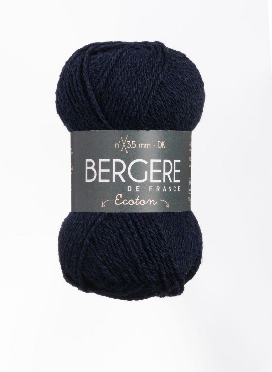 Bergere Ecoton 100% recycelte Fasern, Fb. Pacifique 48% Baumwolle, 48% Polyacryl, 4% Div. Fasern