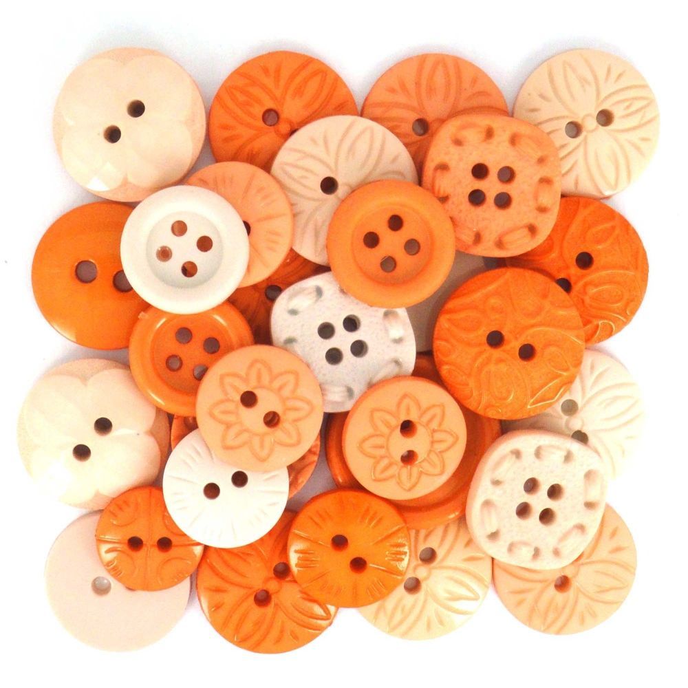 Dress It Up Buttons Color Me Coral