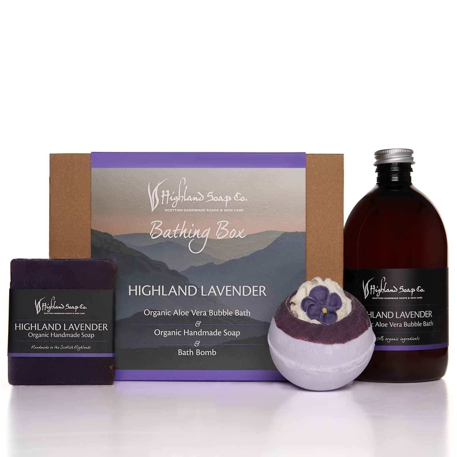 Highland Soap Bathing Box Highland Lavender