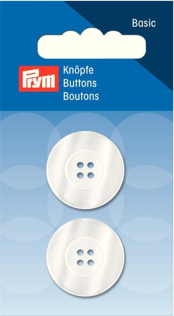 Prym Consumer Europe GmbH-Knopf 4-Loch Standard 23 mm weiß ***_365-317458_