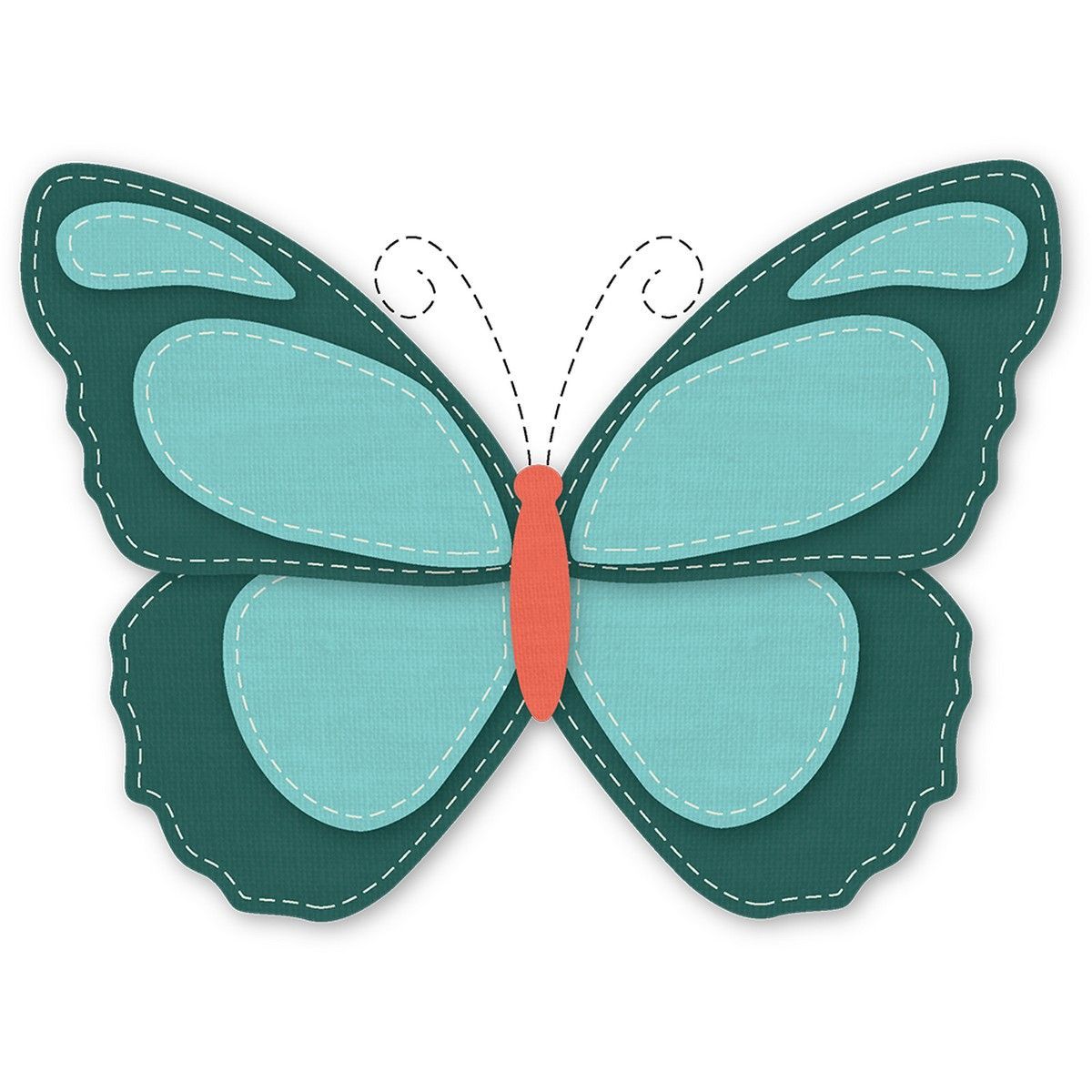 Crafters Edge Die Set Large Butterfly