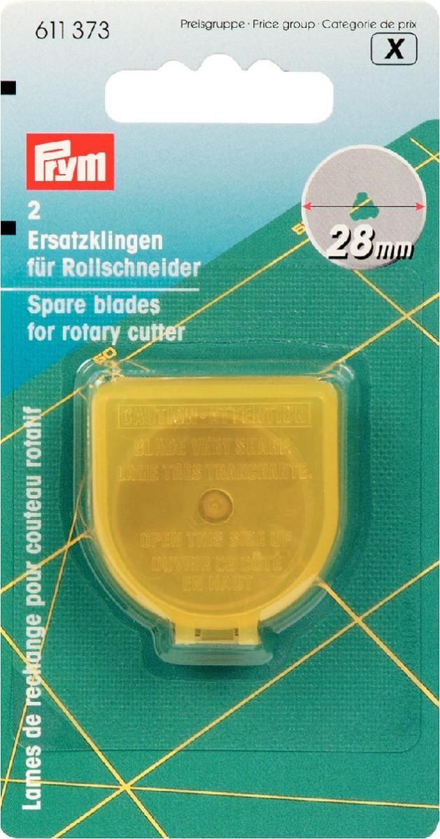 Ersatzklinge für Rollschneider Mini 28mm 2er Pack / VE5
