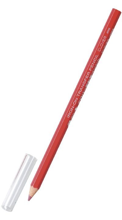 Clover MFG Co.Ltd.-Aufbügelbar. Übertragungsst.rot /VE3_24-5004_