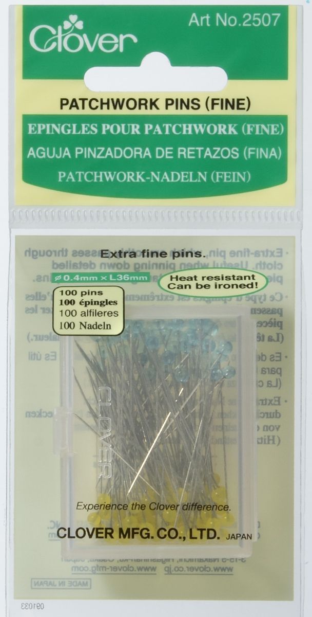 Clover Patchworks Pins fine 0,6x48mm 100 pcs, VE3