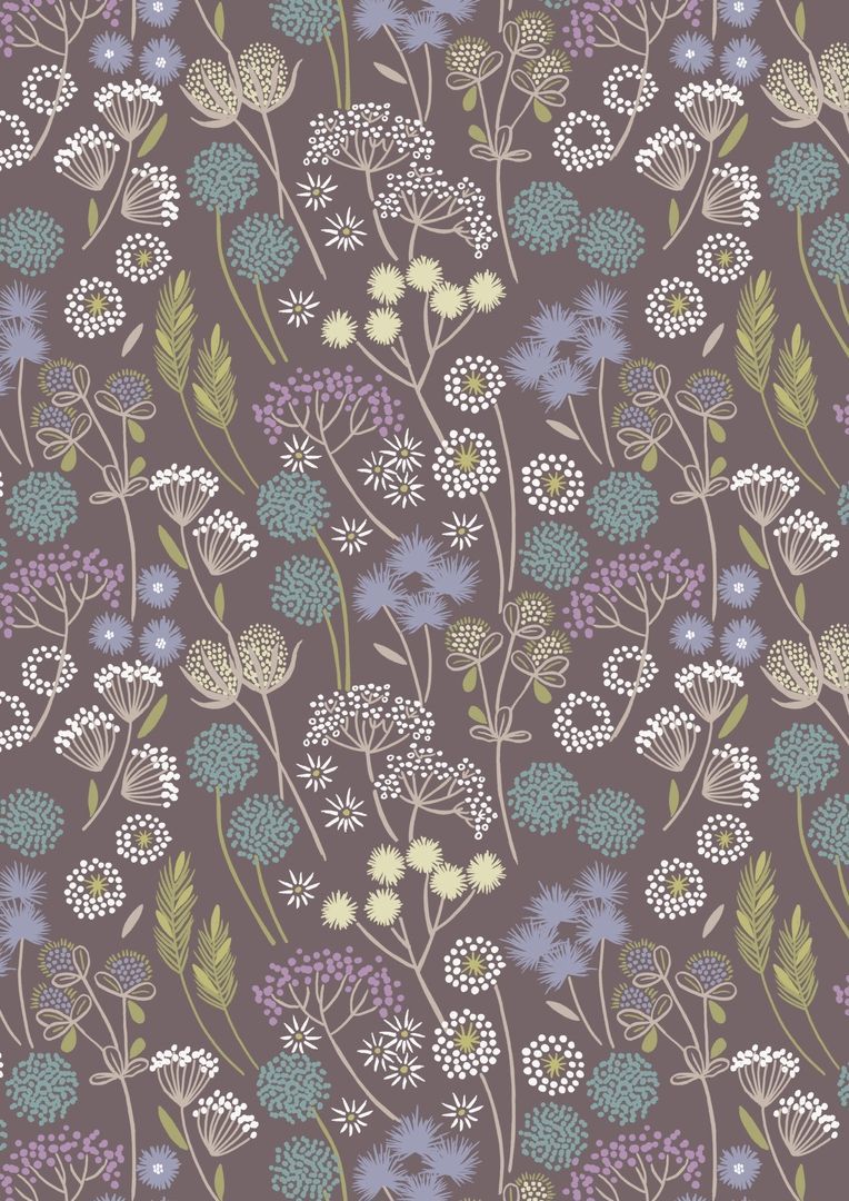 Lewis & Irene Make A Wish Hedgerow Flowers on Earth 10 m Ballen, 112 cm breit, 100 % Baumwolle