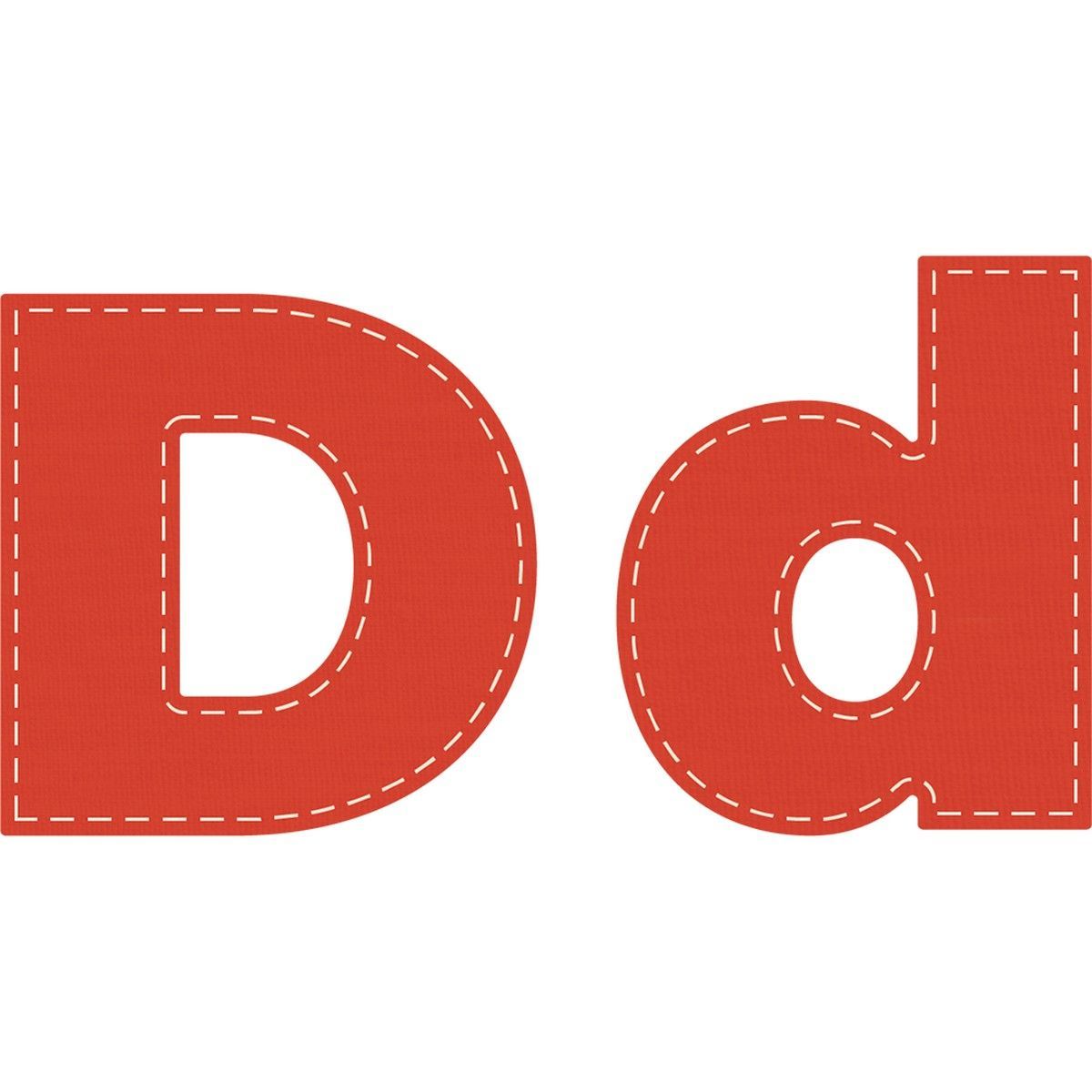 Crafters Edge Die Set Letter D d