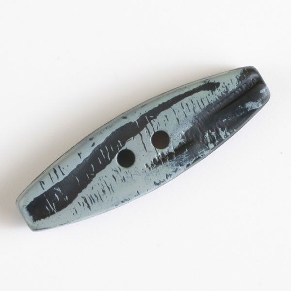 Knopffabrik Hans Dill KG-Modeknopf Größe 50 mm schwarz/grau_33-400057_