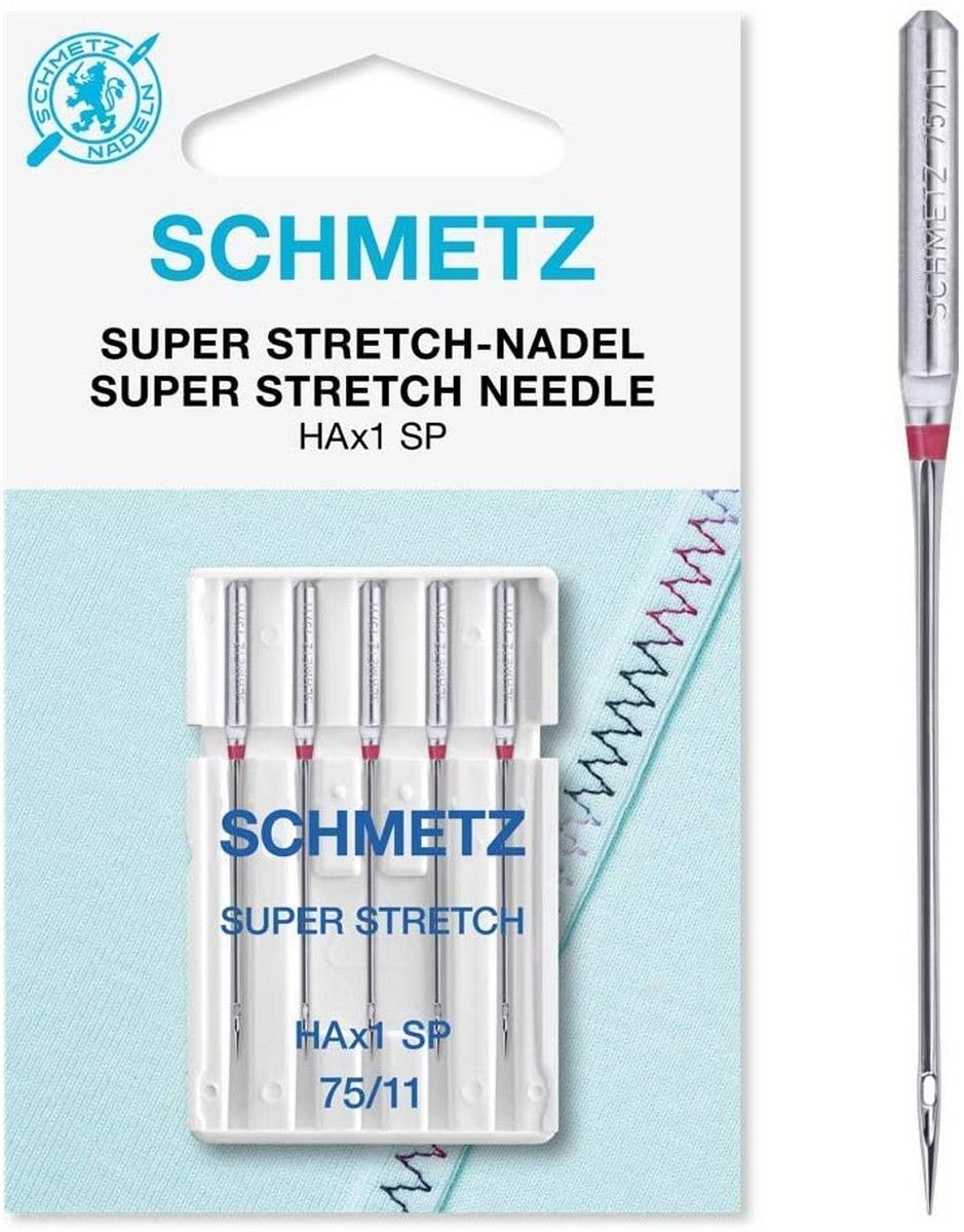 Nähmasch.Nadel Schmetz Super Stretch 5St. 75er , 130/705 H-S