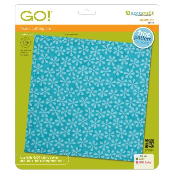 Accuquilt-Accuquilt Stanzform Quadrat 8 1/2 inch_28-55058_