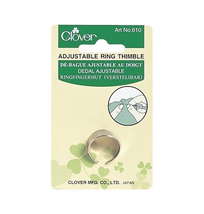 Clover MFG Co.Ltd.-Clover Ringfingerhut verstellbar VE3_24-610_