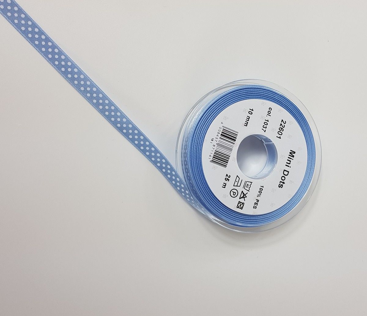 Seidenbandweberei-Satinband Mini Dots; 100% PES_55-226011037_