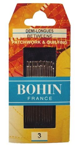 Bohin Betweens Patchwork and Quilting Needles No. 8 Bohin Betweens Patchwork and Quilting Needles No. 8
