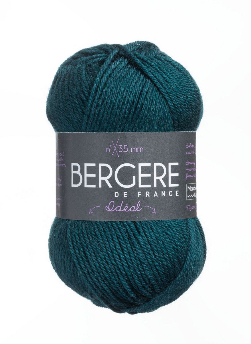 Bergere Ideal 40% combed Wool, 30% Polyacrylic 30% Polyamide, 125m/50g, col. Pinede