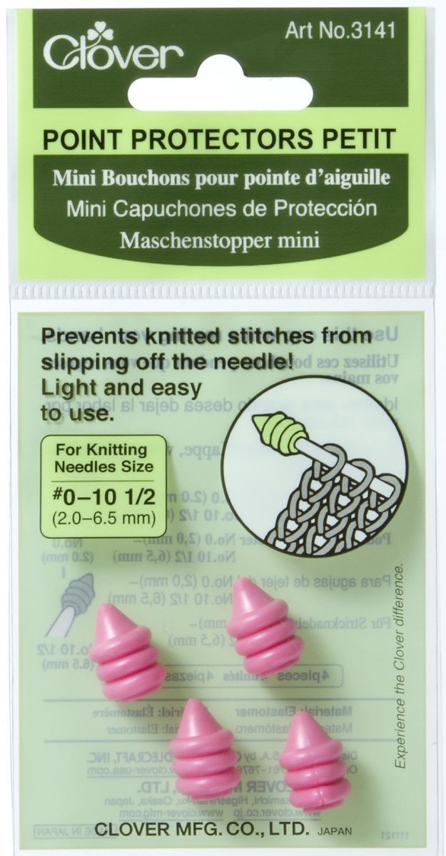 Clover MFG Co.Ltd.-Clover Maschenstopper mini 4Stück / VE3_24-3141_