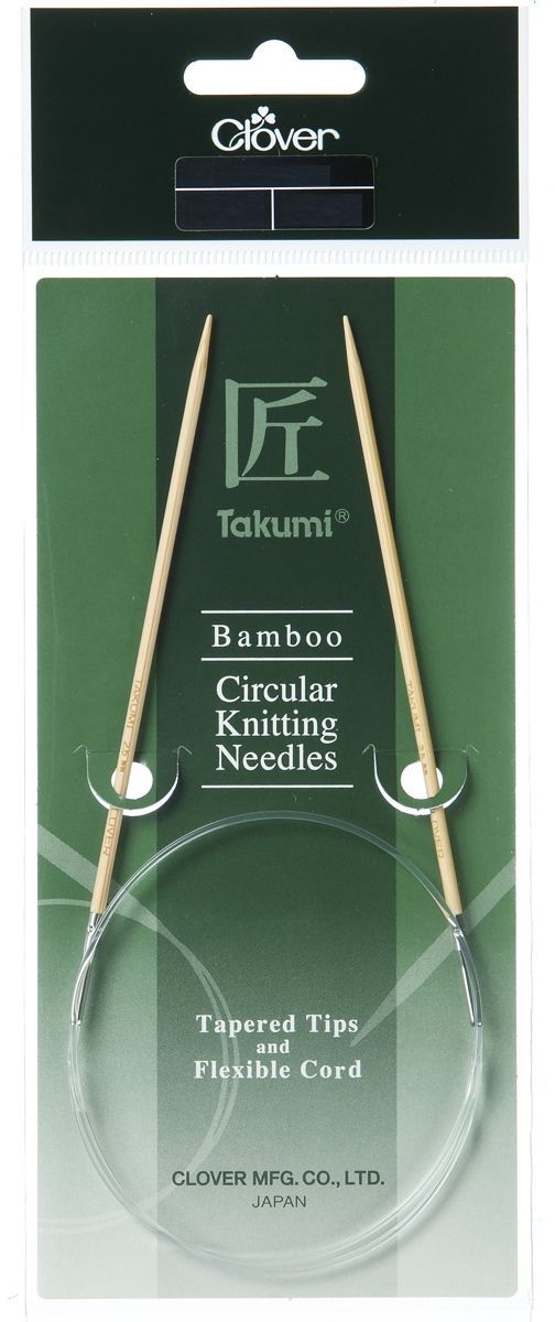 Clover MFG Co.Ltd.-Clover Rundstricknadel Bambus Takumi_24-3900_
