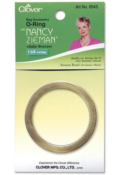 O Ring 1,57 inch (40 mm) 1 pc, Satin Bronze