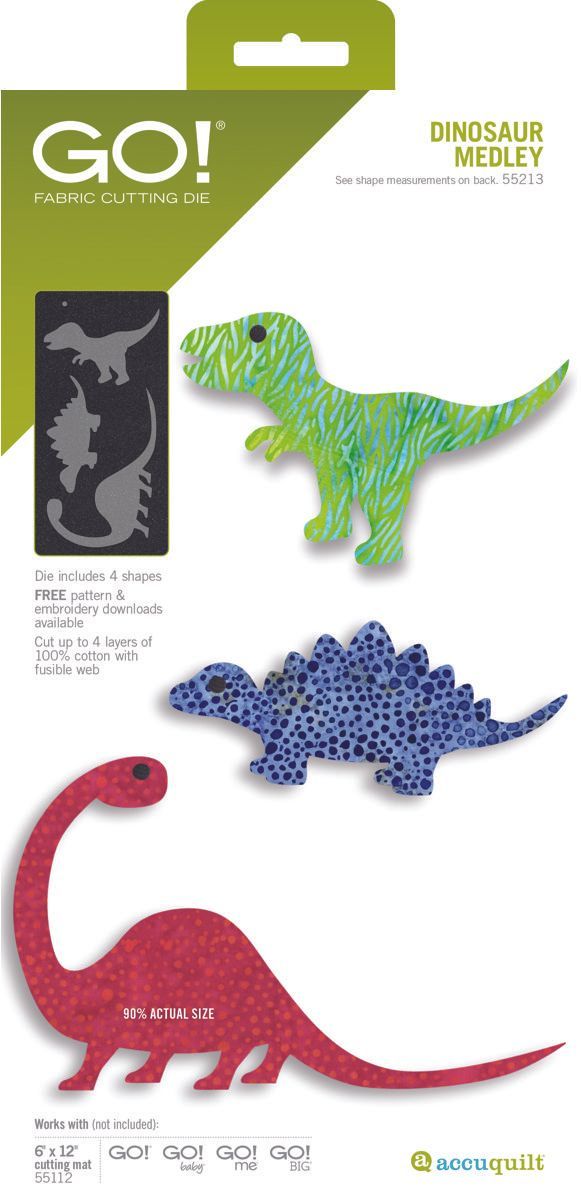 Accuquilt-Accuquilt Stanzform Dinosaur Medley_28-55213_