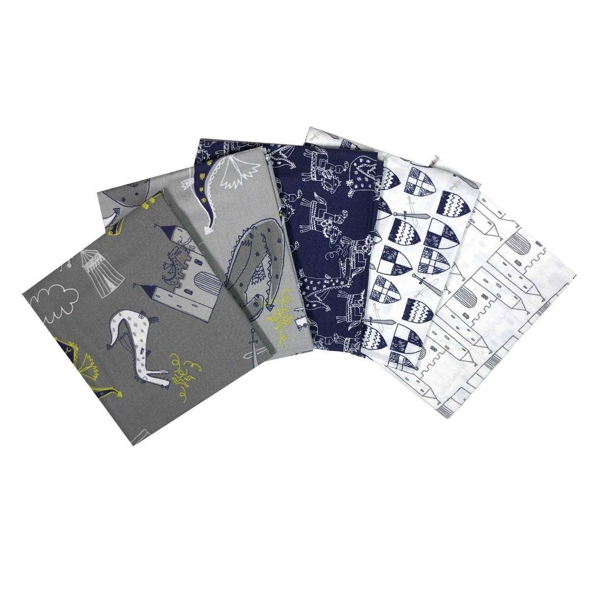 Visage Textiles Ltd-Fat Quarter Stoffpaket Camelot, 100% CO ***_46-240800_