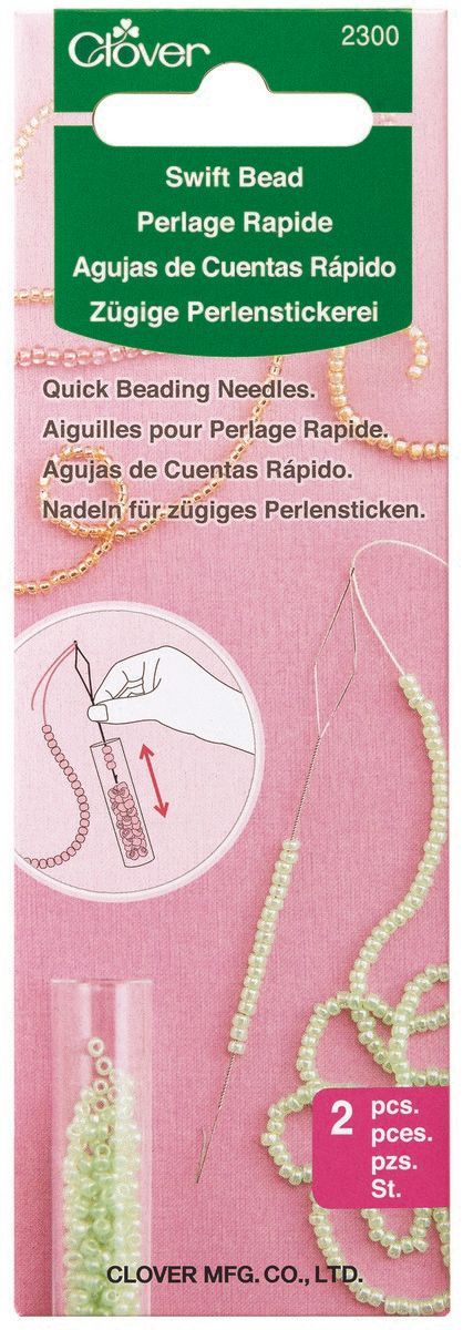 Clover MFG Co.Ltd.-Nadel zum Perlenauffädeln VE3_24-2300_