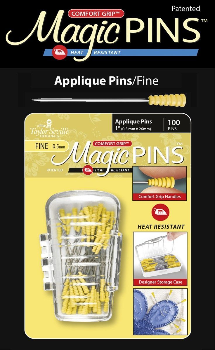 Taylor Seville-Taylor Seville Magic Pins - Applique fein_58-219768_