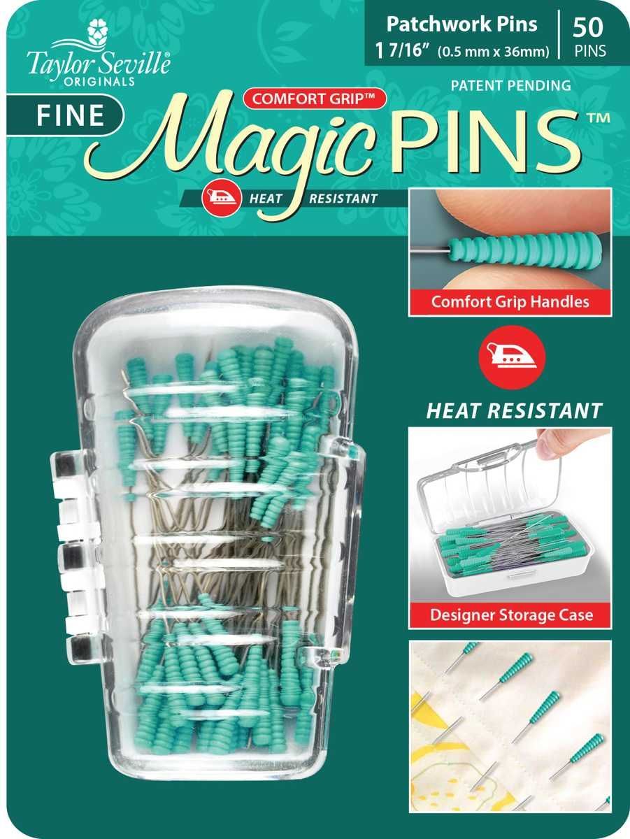 Taylor Seville Magic Pins - Patchwork FEIN  0,5 x 36 mm, 50 Stück Taylor Seville Magic Pins - Patchwork FEIN  0,5 x 36 mm, 50 Stück