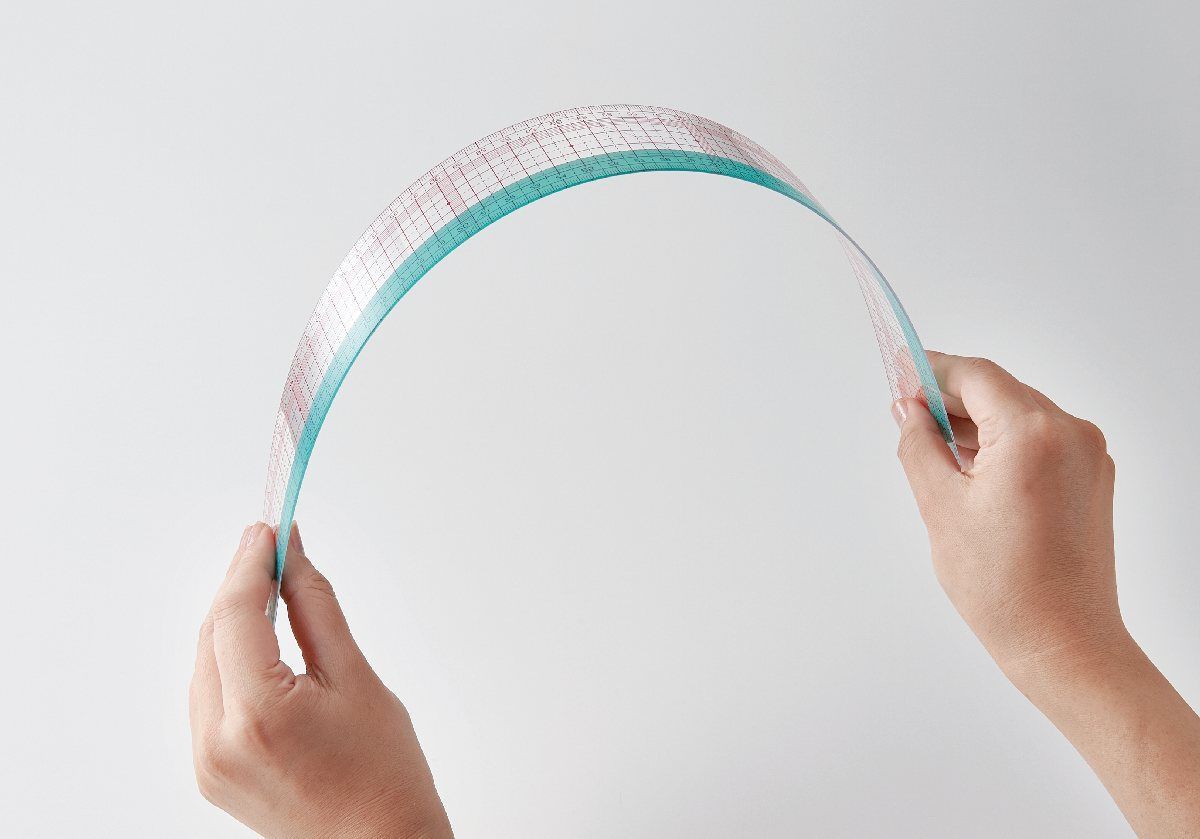 Clover MFG Co.Ltd.-Clover Flexibles Stoffmesslineal 50cm_24-7703_