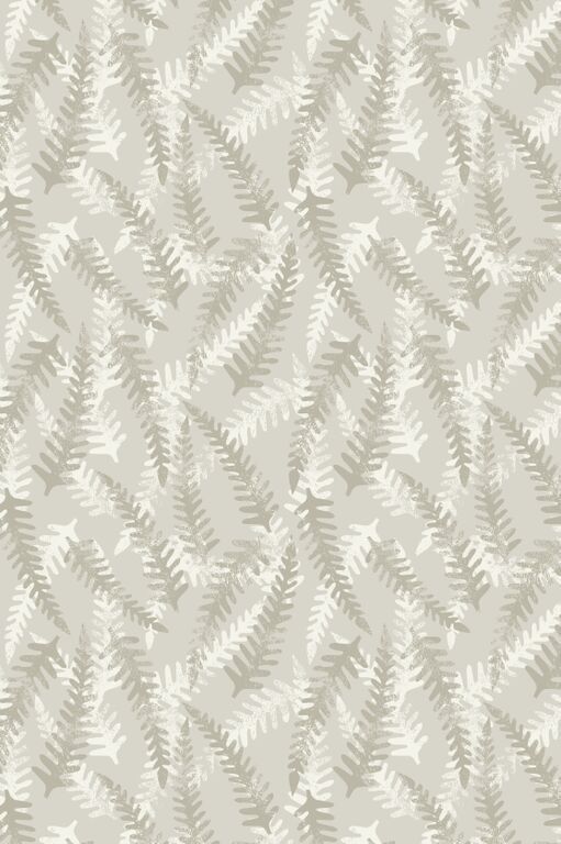 Lewis & Irene Ltd.-Lewis & Irene Bluebell Wood Cream Fern_36-A130-1_