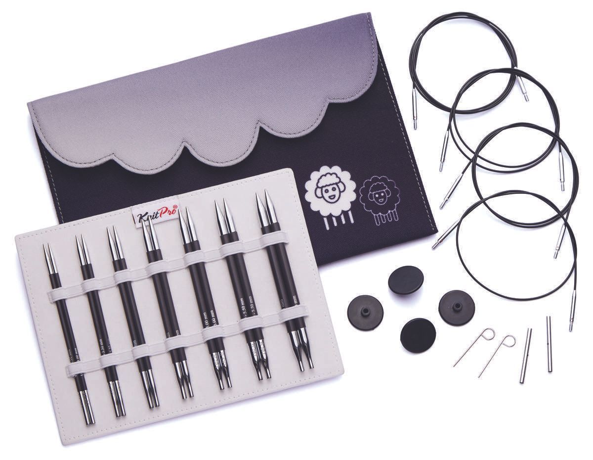 KnitPro International-KnitPro Nadelspitzen Set Karbonz_26-41631_