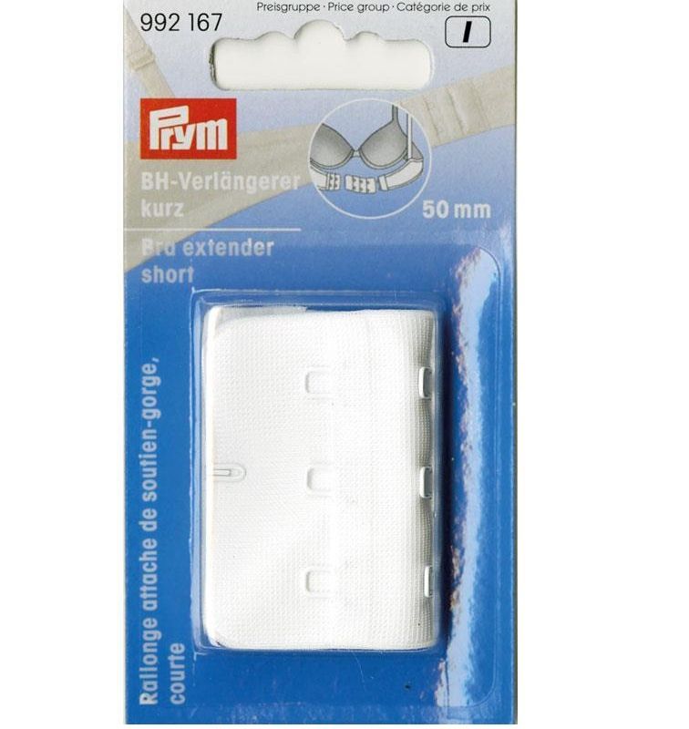 Prym Consumer Europe GmbH-BH-Verlängerer kurz 50mm weiß_365-992167_