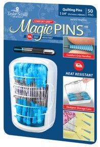 Taylor Seville Magic Pins Quilting 0,6 x 48 mm (approx. 0,0236 x 1,89 inch)