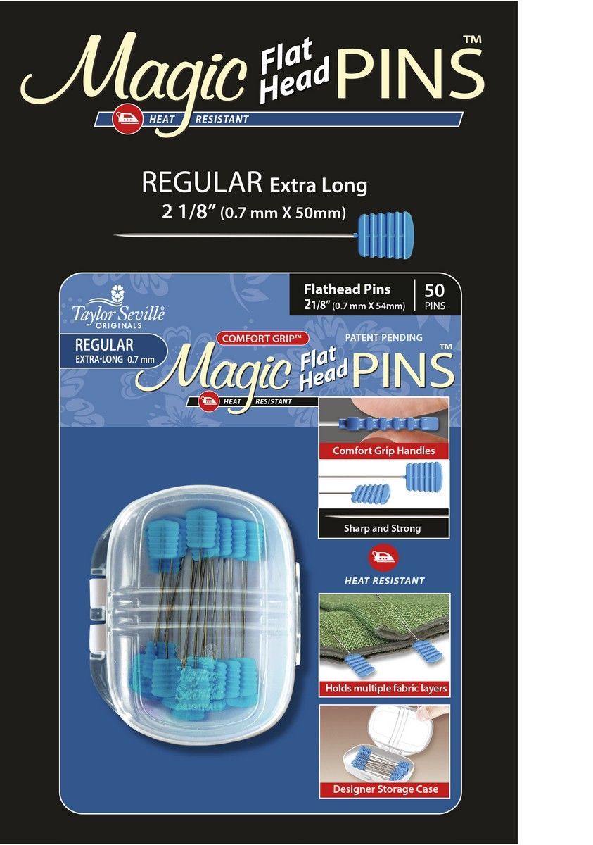 Taylor Seville-Taylor Seville Magic Pins - Flat Head Regular_58-219904_