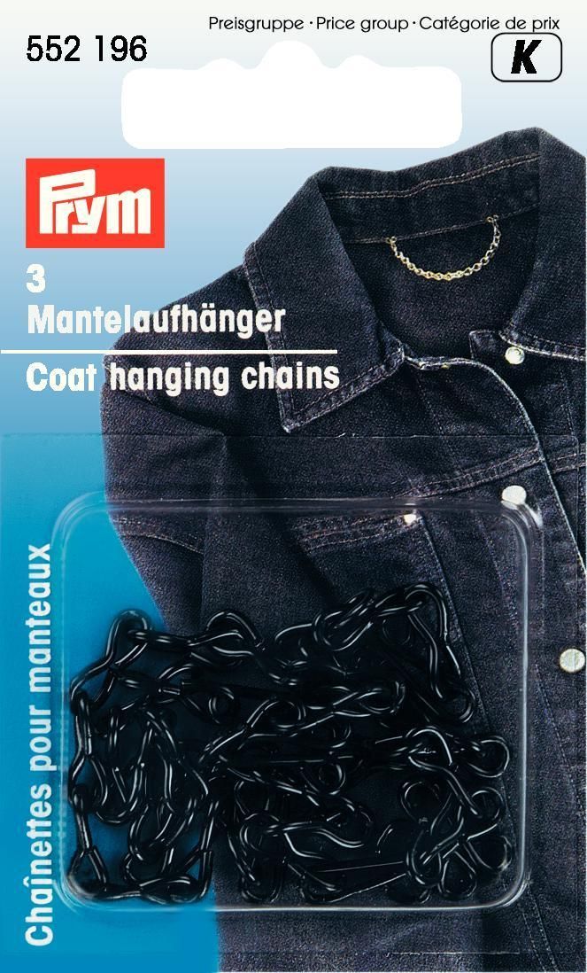 Prym Consumer Europe GmbH-Mantelaufhänger EIS schwarz_365-552196_