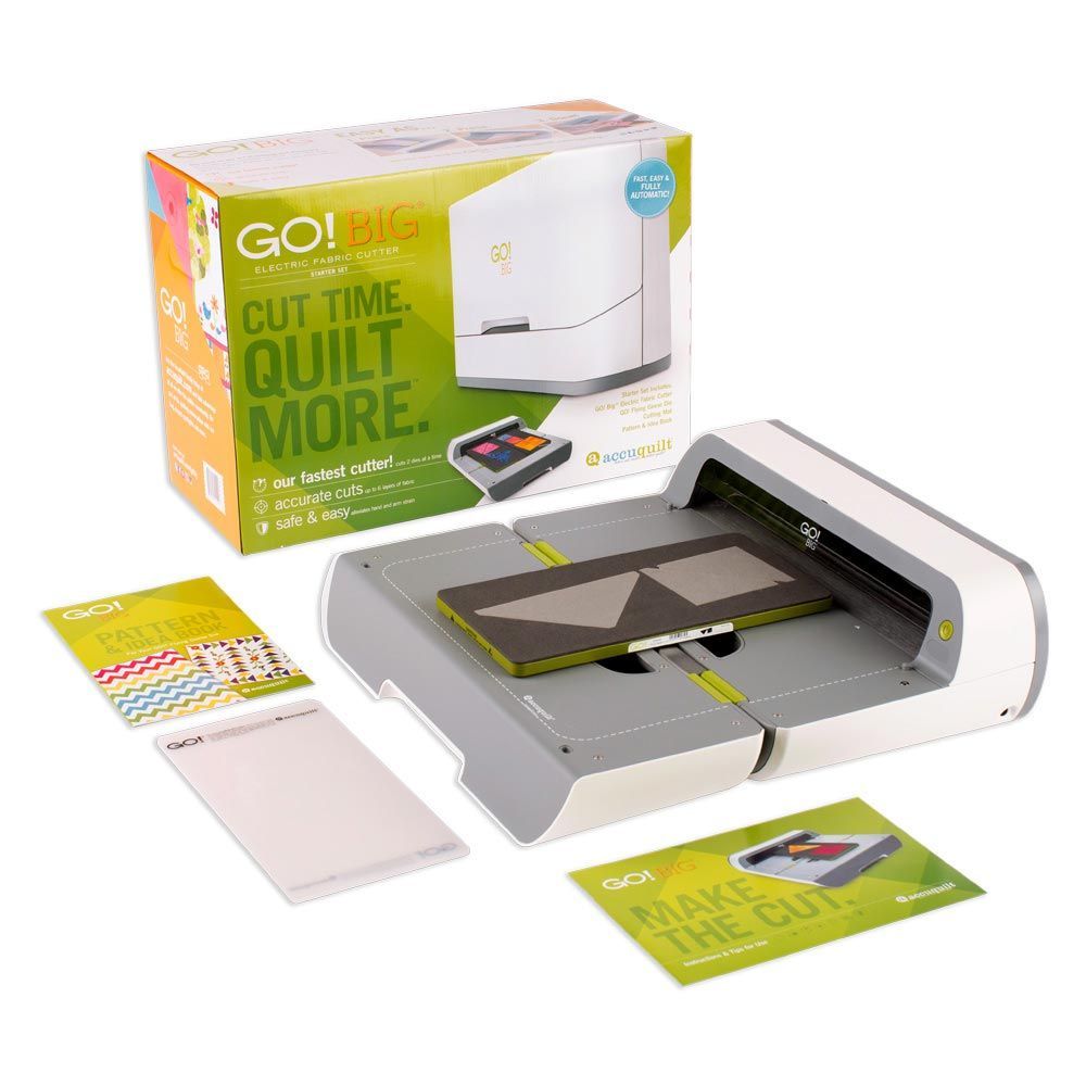 Accuquilt GO! BIG Electric Fabric Cutter Starterset Accuquilt GO! BIG Electric Fabric Cutter Starterset