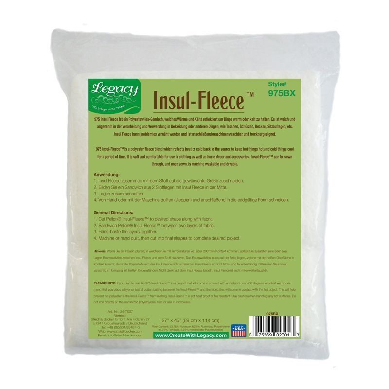 Pellon Consumer Products-Insul Fleece - temperaturisolierende Einlage 0,69 x 1,14m_34-7007_