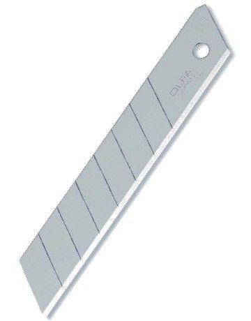 Olfa Ersatzklinge für Cuttermesser Heavy Duty 10 Stück 18mm, LB-10