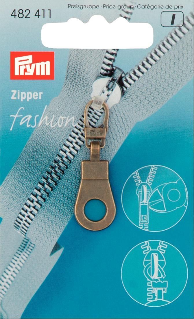 Fashion-Zipper Öse altmessing