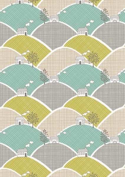 Lewis & Irene Town & Country Hill House 112 cm wide, 100% Cotton Lewis & Irene Town & Country Hill House 112 cm wide, 100% Cotton
