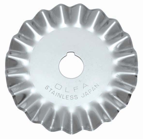 Olfa Spare Blade Pinking contains 1 pc 45mm, PIB45-1