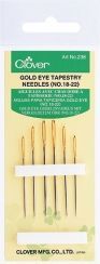 Gold eye  tapestry needles No.18-22 VE 12 pcs