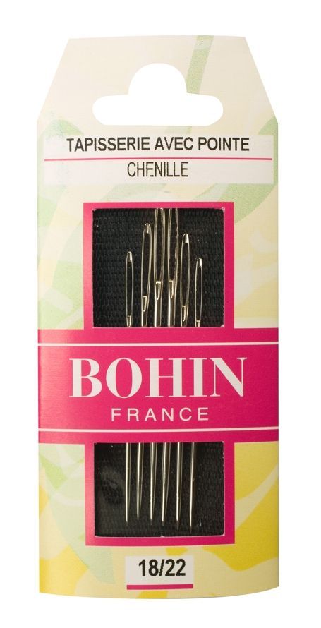 BOHIN France-Bohin Sticknadeln mit Spitze (Chenillenadeln)_61-009_