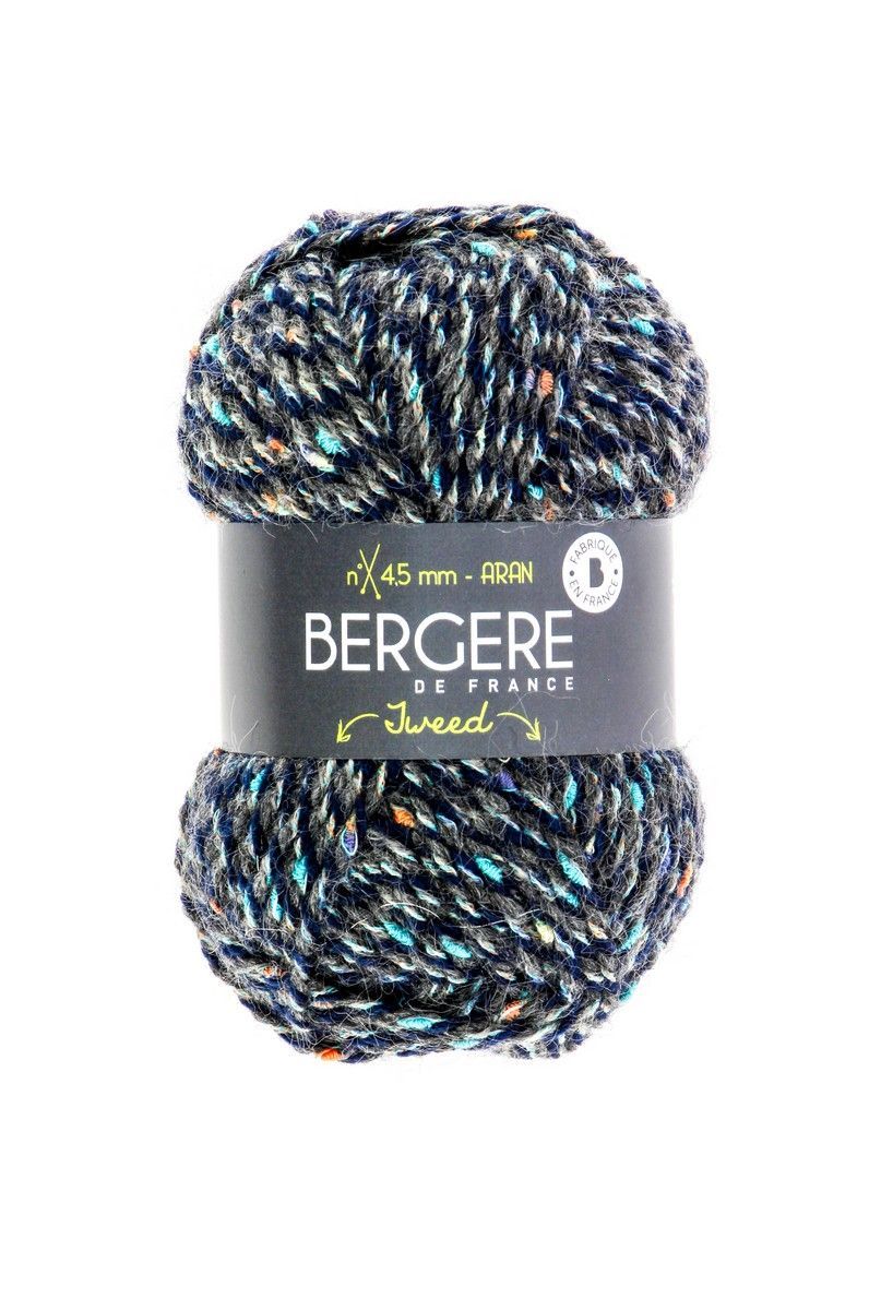 Bergere Tweed 53% Polyacrylic , 30% Wool,  12% Polyamide, 5% Mohair, col. Aberdeen Bergere Tweed 53% Polyacrylic , 30% Wool,  12% Polyamide, 5% Mohair, col. Aberdeen