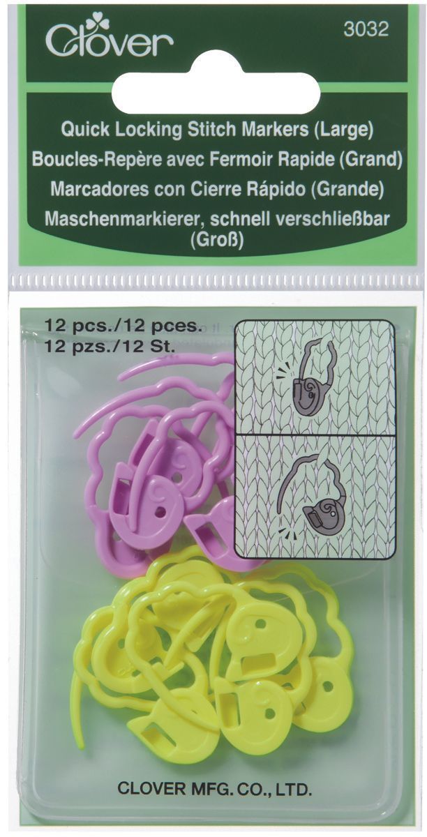 Clover MFG Co.Ltd.-Maschenmarkierer, schnell verschließbar_24-3032_