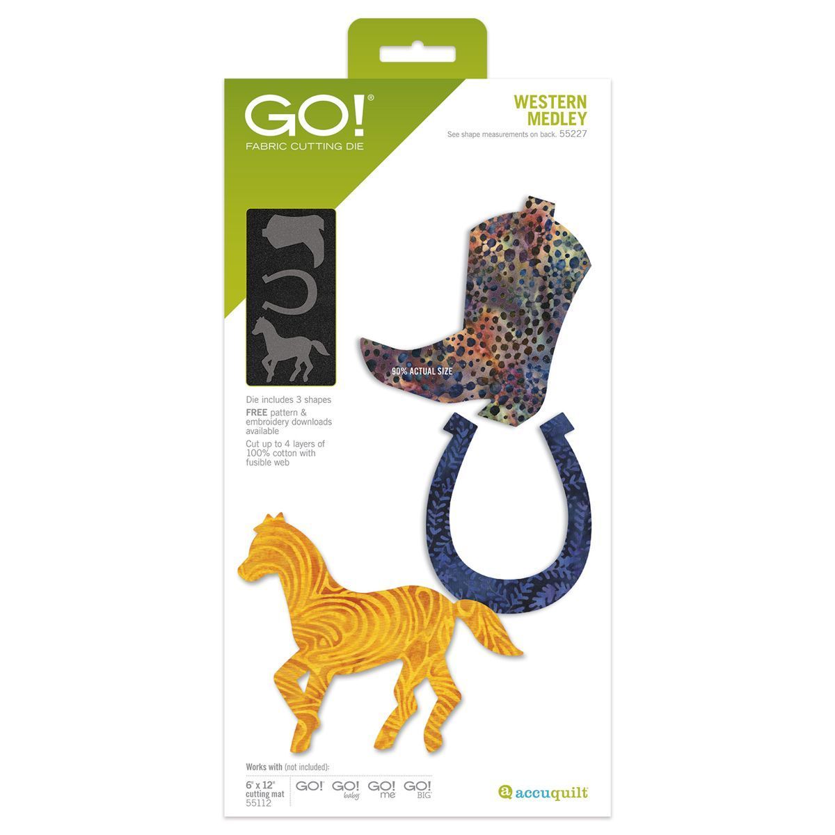 Accuquilt Die Western Medley