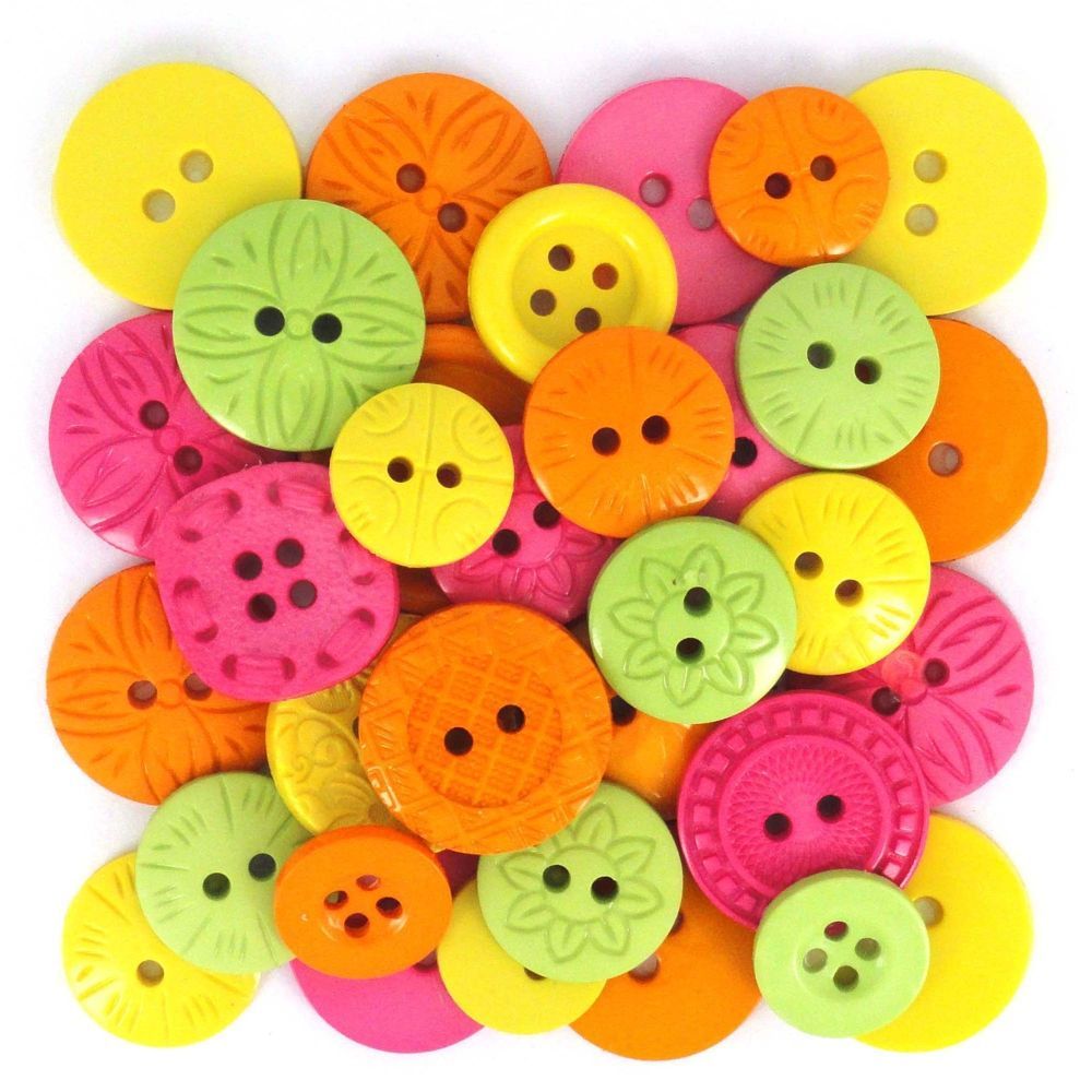 Dress It Up Buttons Color Me Tropical Escape