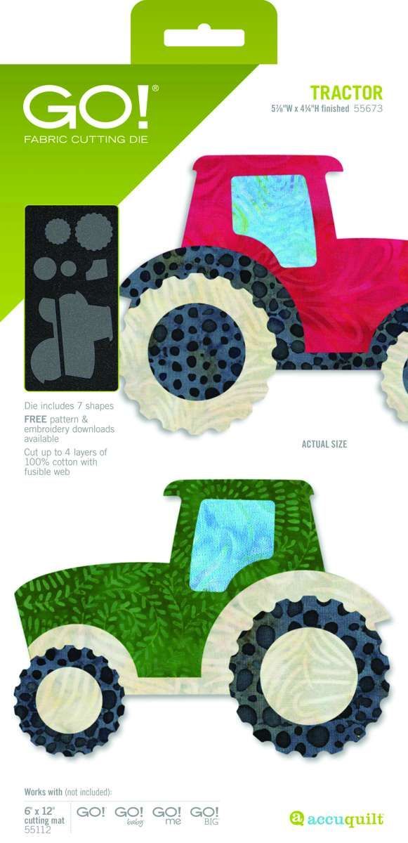 Accuquilt Stanzform Traktor