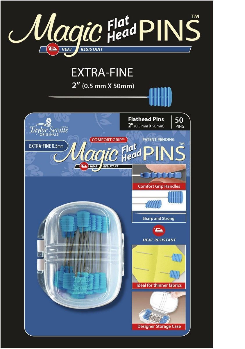 Taylor Seville-Taylor Seville Magic Pins - Flat Head Extrafein_58-219942_